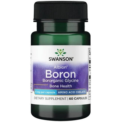Swanson Vitamins & Minerals Albion Boron Glycine, 6mg - 60 caps