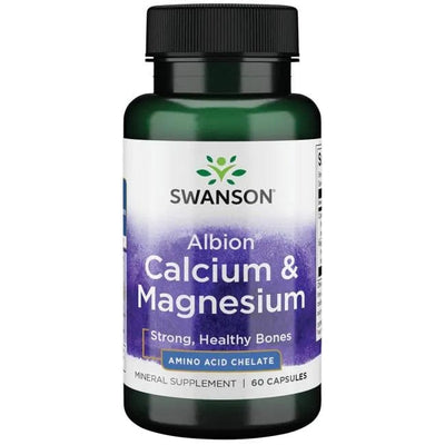 Swanson Vitamins & Minerals Albion Calcium & Magnesium - 60 caps