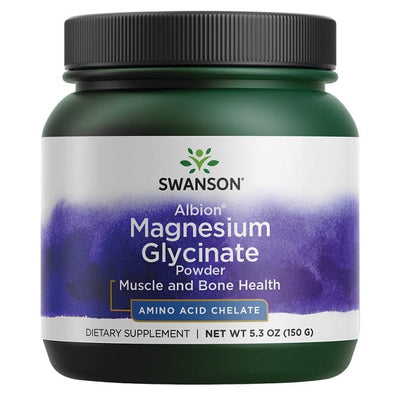 Swanson Vitamins & Minerals Albion Magnesium Glycinate Powder - 150 grams