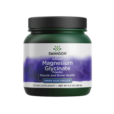 Swanson Vitamins & Minerals Albion Magnesium Glycinate Powder - 150 grams