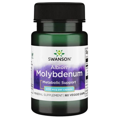 Swanson Vitamins & Minerals Albion Molybdenum, 400mcg - 60 vcaps
