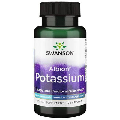 Swanson Vitamins & Minerals Albion Potassium, 99mg - 90 caps