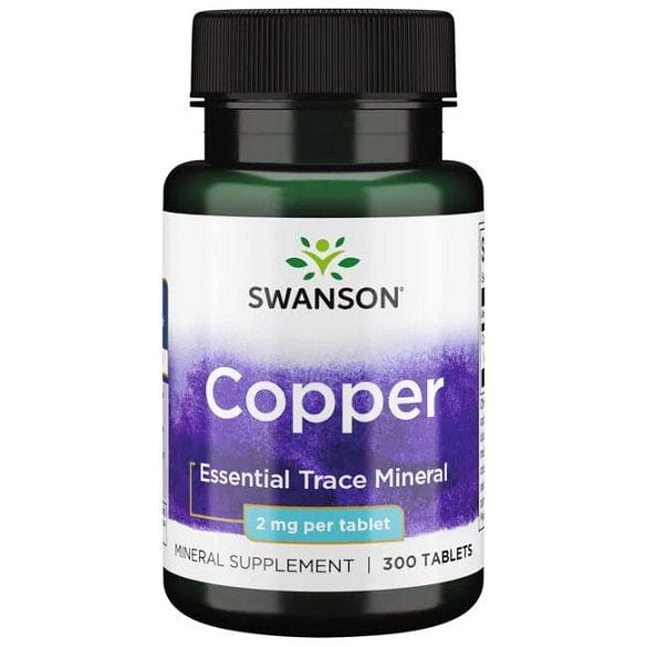 Swanson Vitamins & Minerals Copper, 2mg - 300 tablets