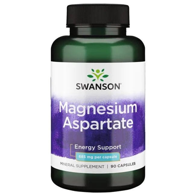 Swanson Vitamins & Minerals Magnesium Aspartate, 685mg - 90 caps