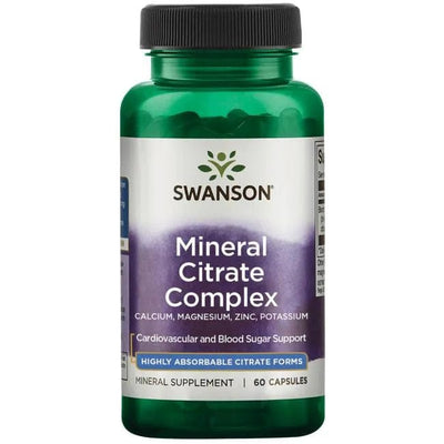 Swanson Vitamins & Minerals Mineral Citrate Complex - 60 caps