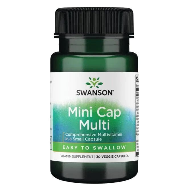 Swanson Vitamins & Minerals Mini Cap Multi - 30 vcaps
