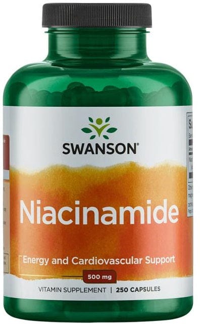 Swanson Vitamins & Minerals Niacinamide, 500mg - 250 caps