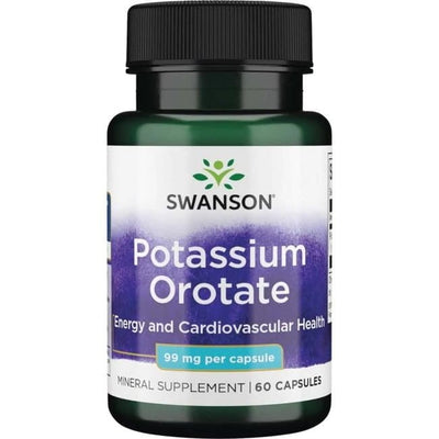 Swanson Vitamins & Minerals Potassium Orotate, 99mg - 60 caps