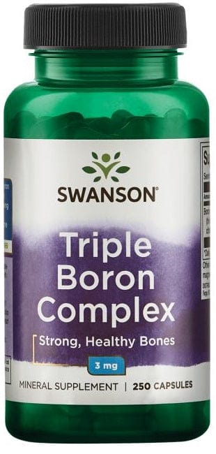 Swanson Vitamins & Minerals Triple Boron Complex, 3mg - 250 caps