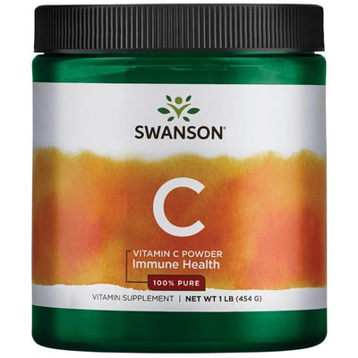 Swanson Vitamins & Minerals Vitamin C Powder, 100% Pure - 454 grams