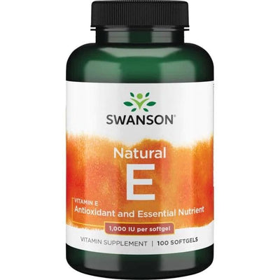 Swanson Vitamins & Minerals Vitamin E, 1000 IU - 100 softgels