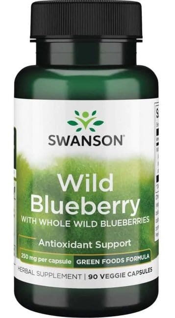 Swanson Wild Blueberry, 250mg - 90 vcaps