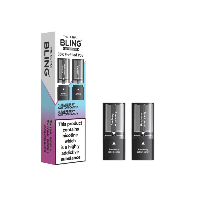 The Bling Vaping Products 20mg Bling Ultra Pro Max 30K Prefilled Pods