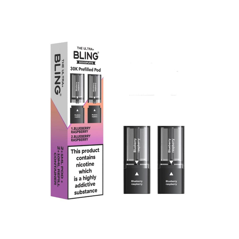 The Bling Vaping Products 20mg Bling Ultra Pro Max 30K Prefilled Pods