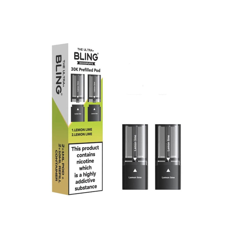 The Bling Vaping Products 20mg Bling Ultra Pro Max 30K Prefilled Pods