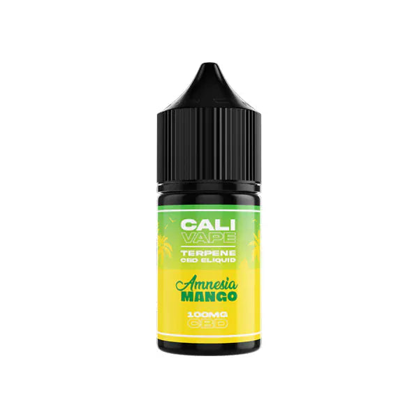 The Cali CBD Co CBD Products Amnesia Mango CALI VAPE 100mg Broad Spectrum CBD E-liquid 10ml (60PG/40VG)