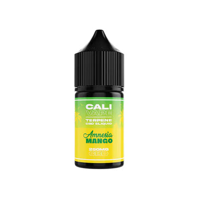 The Cali CBD Co CBD Products Amnesia Mango CALI VAPE 250mg Broad Spectrum CBD E-liquid 10ml (60PG/40VG)