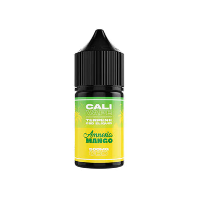 The Cali CBD Co CBD Products Amnesia Mango CALI VAPE 500mg Broad Spectrum CBD E-liquid 10ml (60PG/40VG)