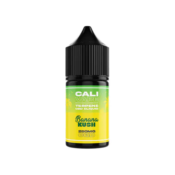 The Cali CBD Co CBD Products Banana Kush CALI VAPE 250mg Broad Spectrum CBD E-liquid 10ml (60PG/40VG)