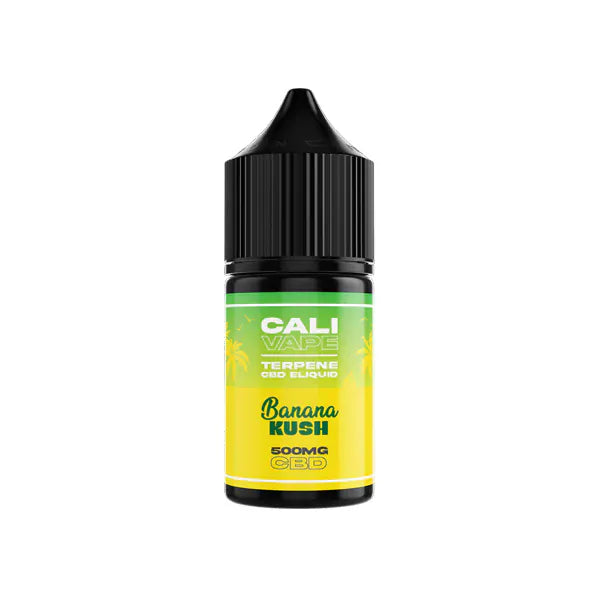 The Cali CBD Co CBD Products Banana Kush CALI VAPE 500mg Broad Spectrum CBD E-liquid 10ml (60PG/40VG)