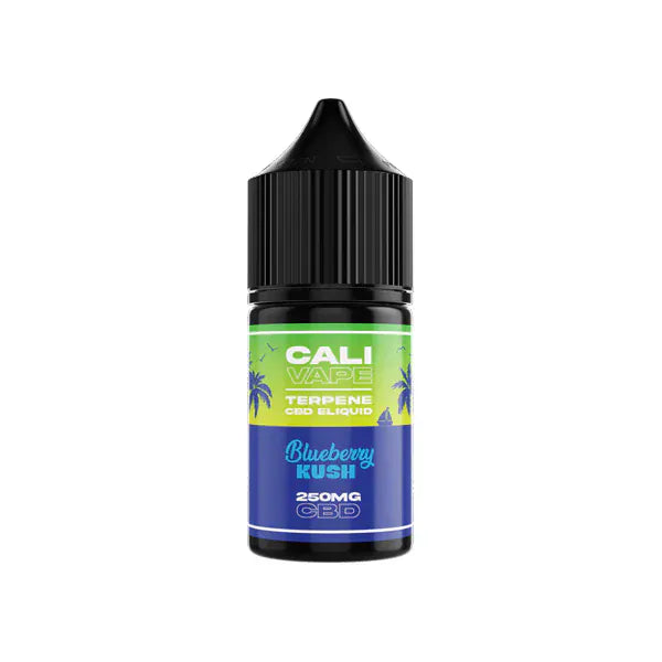 The Cali CBD Co CBD Products Blueberry Kush CALI VAPE 250mg Broad Spectrum CBD E-liquid 10ml (60PG/40VG)