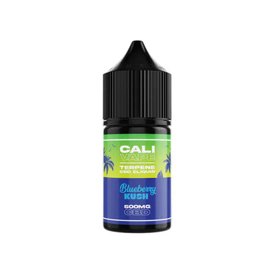 The Cali CBD Co CBD Products Blueberry Kush CALI VAPE 500mg Broad Spectrum CBD E-liquid 10ml (60PG/40VG)