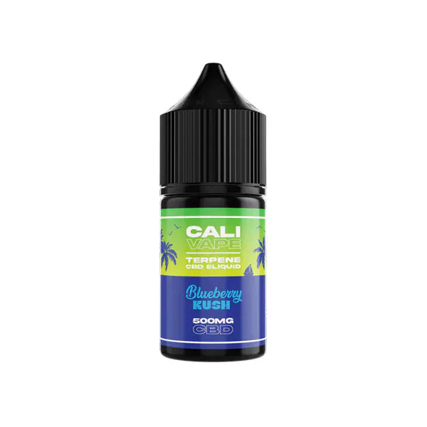 The Cali CBD Co CBD Products Blueberry Kush CALI VAPE 500mg Broad Spectrum CBD E-liquid 10ml (60PG/40VG)