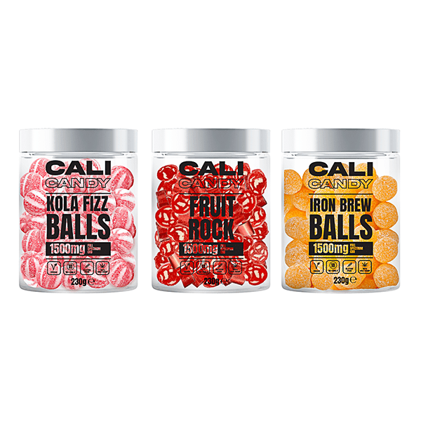 The Cali CBD Co CBD Products CALI CANDY MAX 1500mg Full Spectrum CBD Vegan Sweets  - 10 Flavours