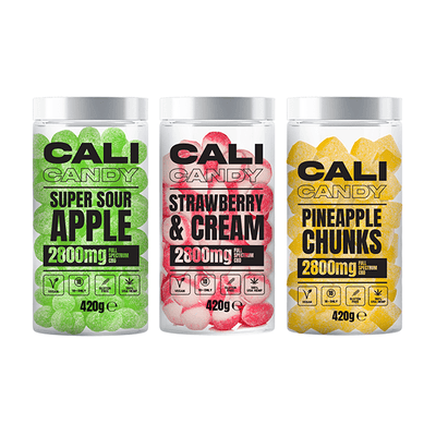 The Cali CBD Co CBD Products CALI CANDY MAX 2800mg Full Spectrum CBD Vegan Sweets  - 10 Flavours