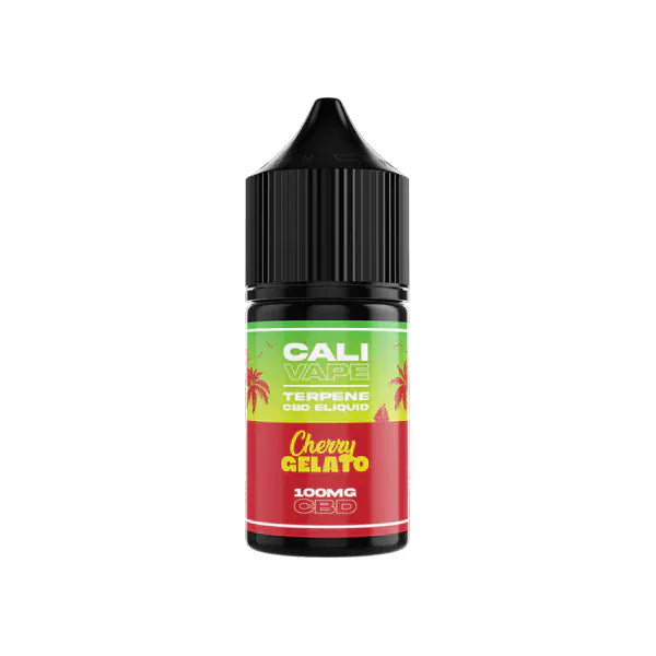 The Cali CBD Co CBD Products Cherry Gelato CALI VAPE 100mg Broad Spectrum CBD E-liquid 10ml (60PG/40VG)