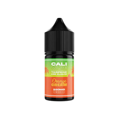 The Cali CBD Co CBD Products Orange Cream CALI VAPE 250mg Broad Spectrum CBD E-liquid 10ml (60PG/40VG)