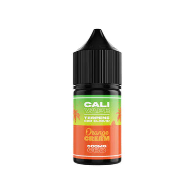 The Cali CBD Co CBD Products Orange Cream CALI VAPE 500mg Broad Spectrum CBD E-liquid 10ml (60PG/40VG)