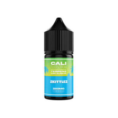 The Cali CBD Co CBD Products Zkittlez CALI VAPE 250mg Broad Spectrum CBD E-liquid 10ml (60PG/40VG)