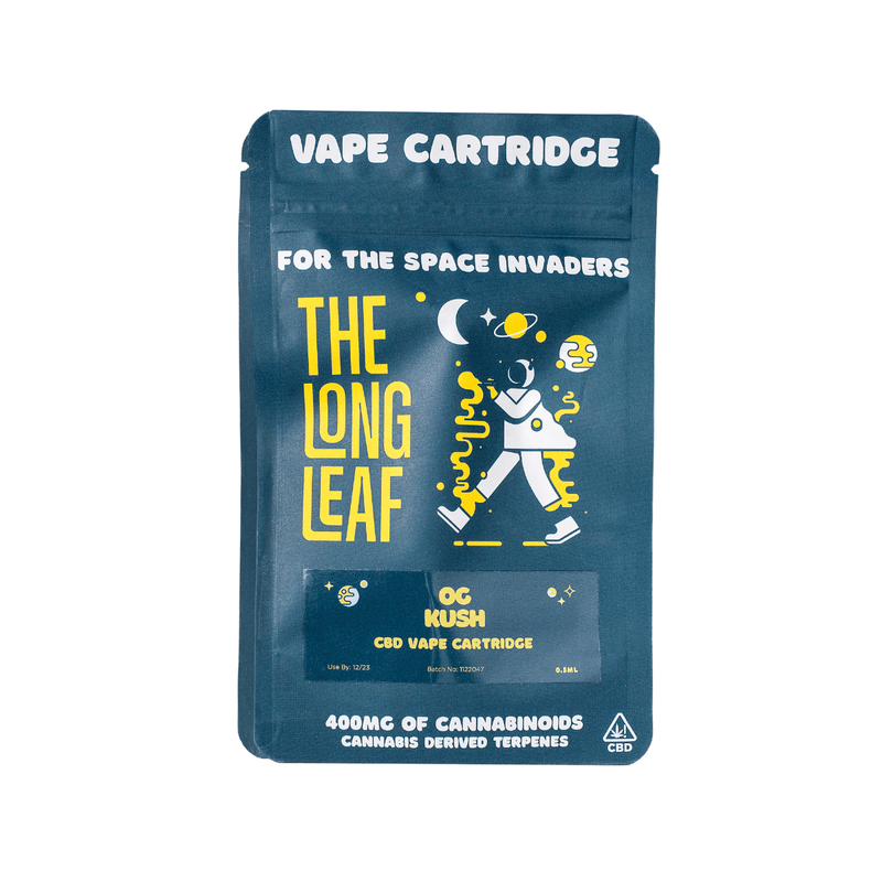 The Long Leaf CBD Products OG Kush The Long Leaf 400mg Full Spectrum CBD Vape 0.5ml (BUY 1 GET 1 FREE)