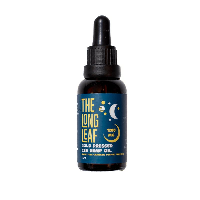 The Long Leaf CBD Products The Long Leaf 1200mg Night Cold Pressed Oil 30ml