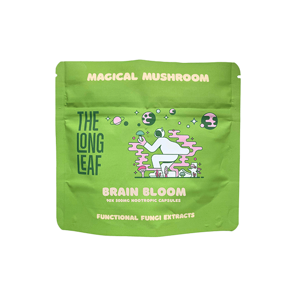 The Long Leaf Nootropics & Supplements The Long Leaf 500mg Brain Bloom Capsules - 90 Capsules (BUY 1 GET 1 FREE)