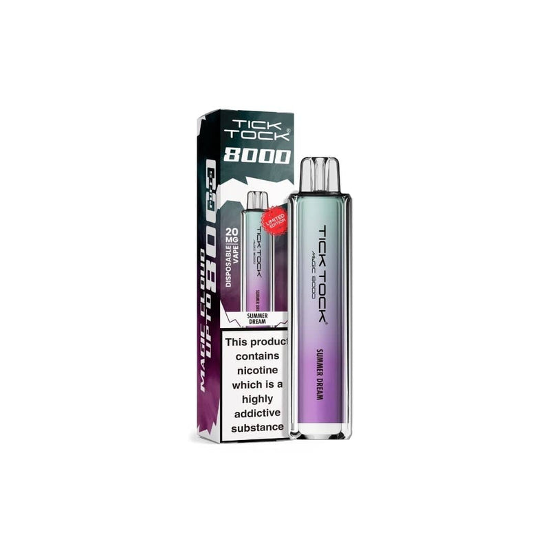 Tick Tock Vaping Products 20mg Tick Tock Magic 8000 Prefilled Pod Kit 8000 Puffs