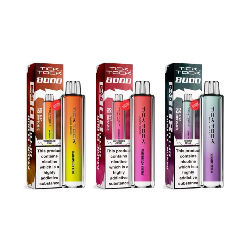 Tick Tock Vaping Products 20mg Tick Tock Magic 8000 Prefilled Pod Kit 8000 Puffs