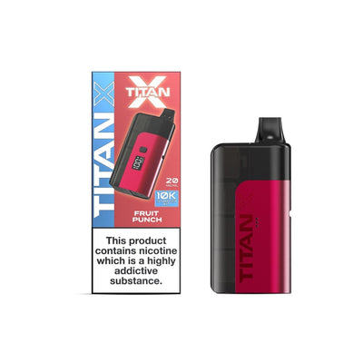 Titan X Vaping Products 20mg Titan X 10k Puff Prefilled Pod Vape Kit