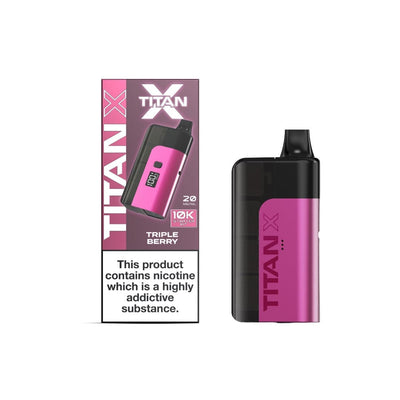 Titan X Vaping Products 20mg Titan X 10k Puff Prefilled Pod Vape Kit