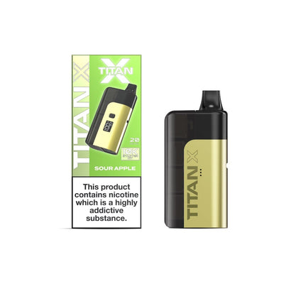 Titan X Vaping Products 20mg Titan X 10k Puff Prefilled Pod Vape Kit