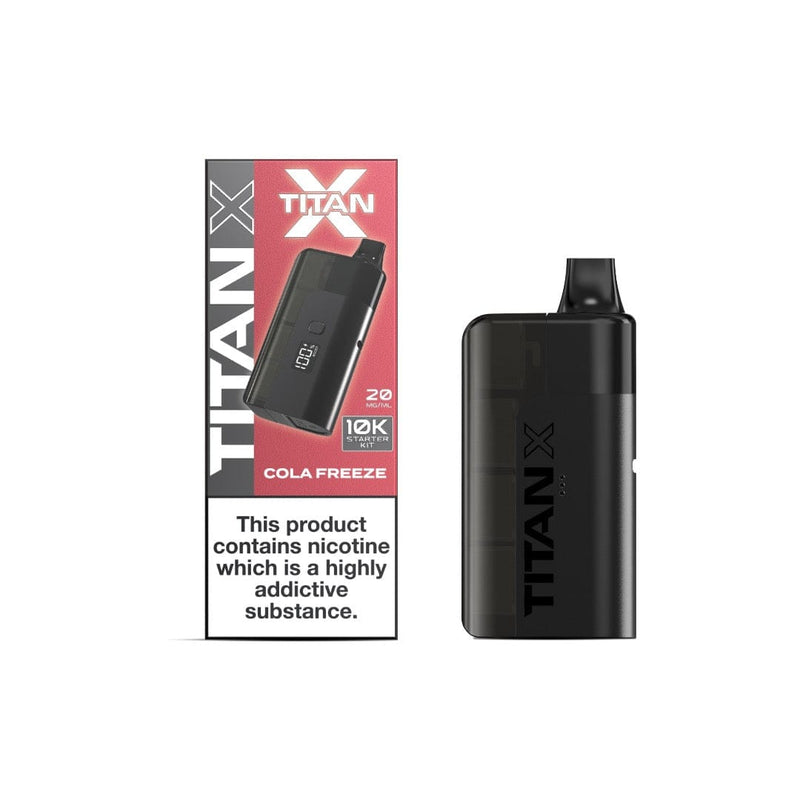 Titan X Vaping Products 20mg Titan X 10k Puff Prefilled Pod Vape Kit