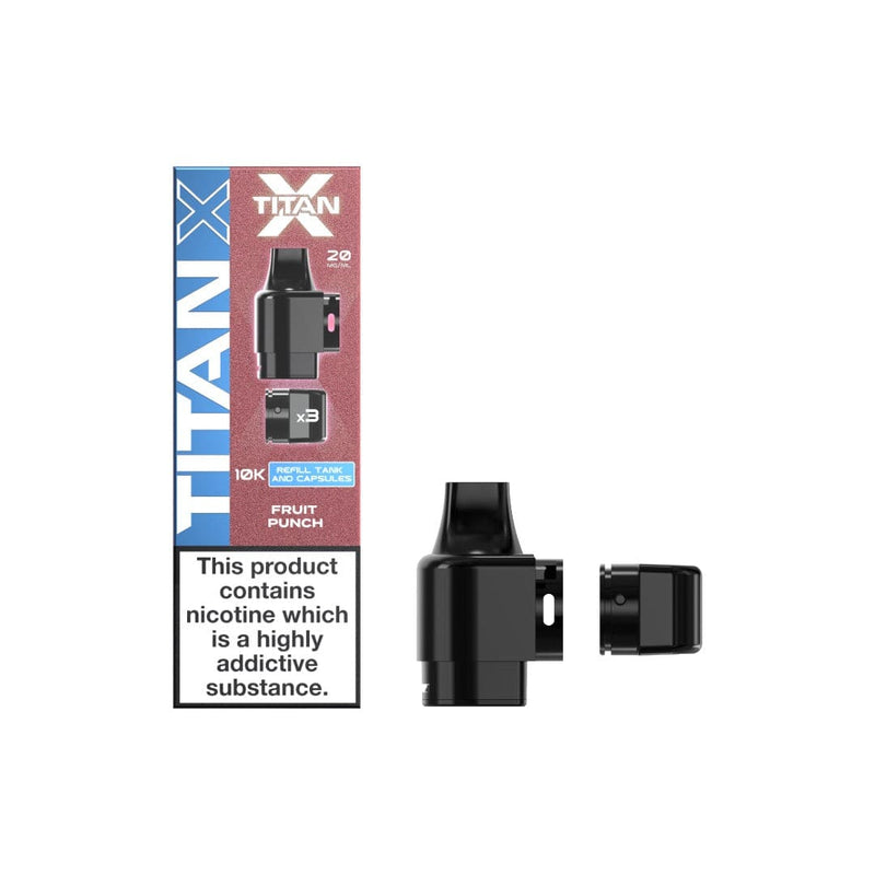 Titan X Vaping Products 20mg Titan X 10k Puff Prefilled Pods