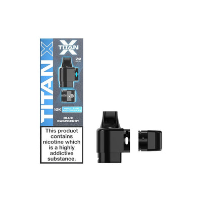 Titan X Vaping Products 20mg Titan X 10k Puff Prefilled Pods
