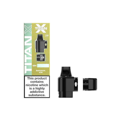 Titan X Vaping Products 20mg Titan X 10k Puff Prefilled Pods