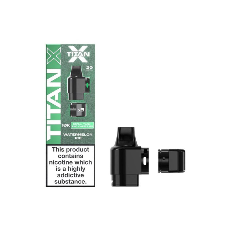 Titan X Vaping Products 20mg Titan X 10k Puff Prefilled Pods