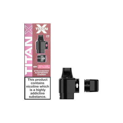 Titan X Vaping Products 20mg Titan X 10k Puff Prefilled Pods