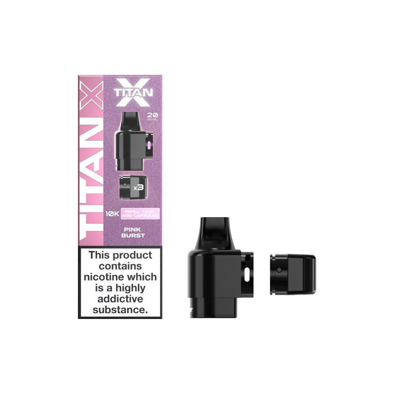 Titan X Vaping Products 20mg Titan X 10k Puff Prefilled Pods