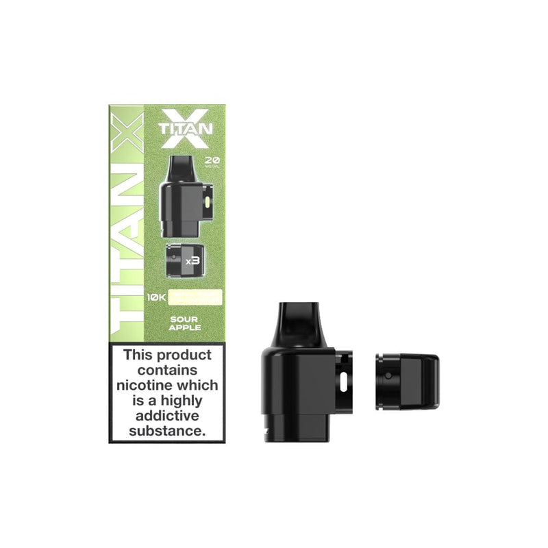 Titan X Vaping Products 20mg Titan X 10k Puff Prefilled Pods
