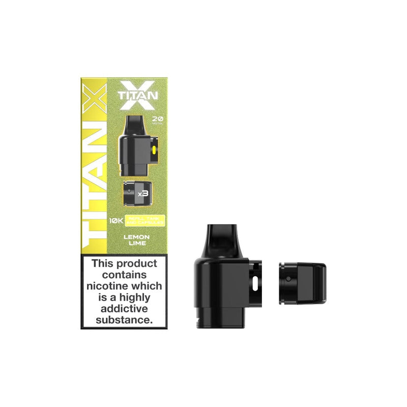 Titan X Vaping Products 20mg Titan X 10k Puff Prefilled Pods